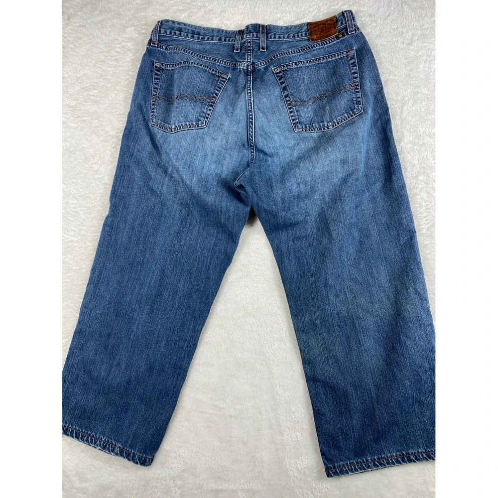 Lucky‎ Brand 181 Relaxed Straight Leg Jeans Mens 38x25 Blue Denim **READ**